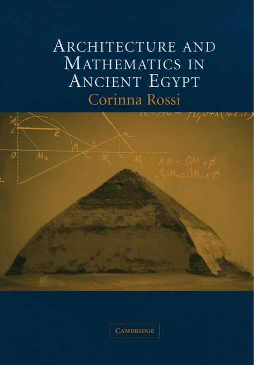 Architecture and mathematics in ancient Egypt