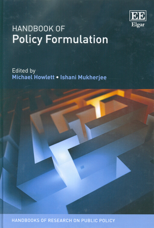 Handbook of policy formulation