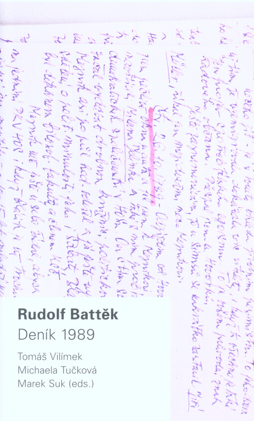Rudolf Battěk : deník 1989