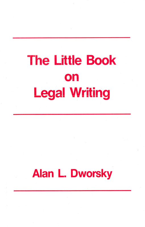 The little book on legal writing
