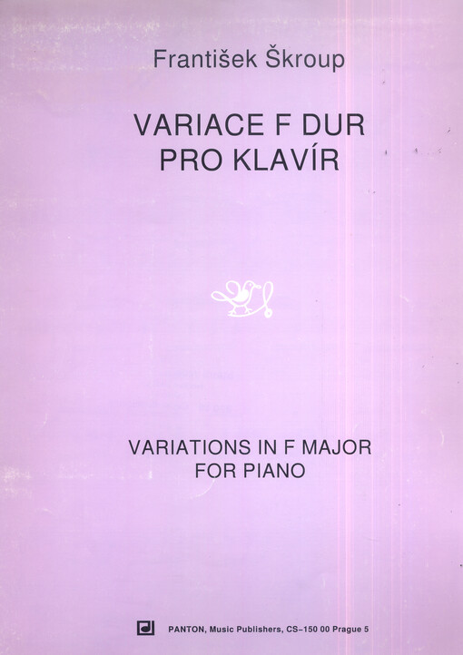 Variace F dur pro klavír Variations in F major for piano