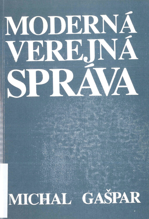 Moderná verejná správa