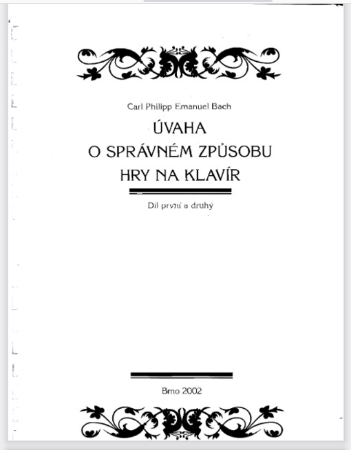 Úvaha o správném způsobu hry na klavír