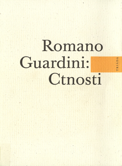 Ctnosti : meditace o podobách mravního života