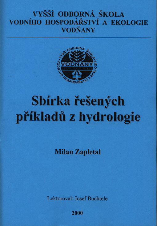 Sbírka řešených příkladů z hydrologie