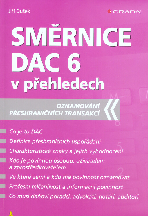 Směrnice DAC 6 v přehledech : oznamování přeshraničních transakcí