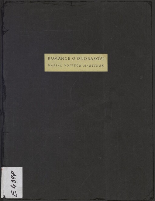Romance o Ondrášovi: [sen letní noci]