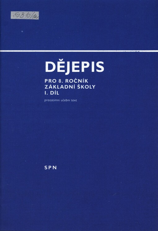 Dějepis pro 8. ročník základní školy