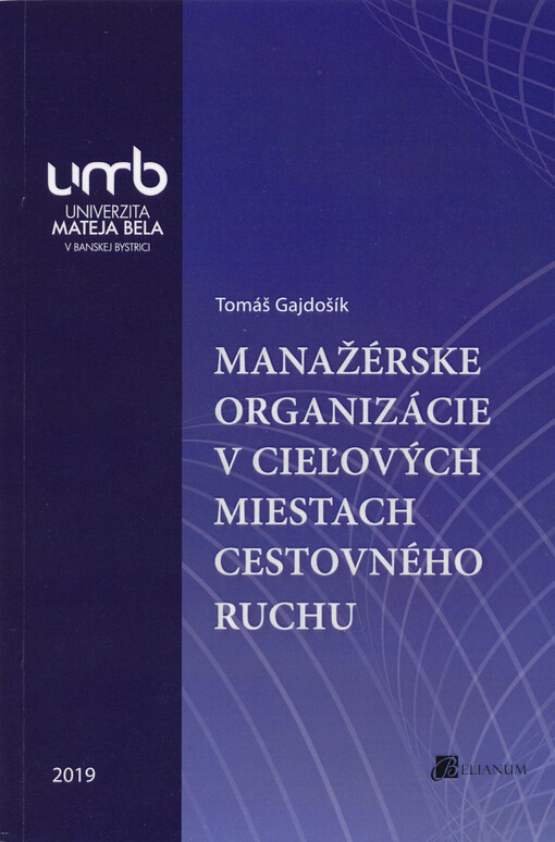 Manažérske organizácie v cieľových miestach cestovného ruchu