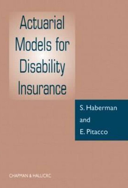 Acturial models for disability insurance