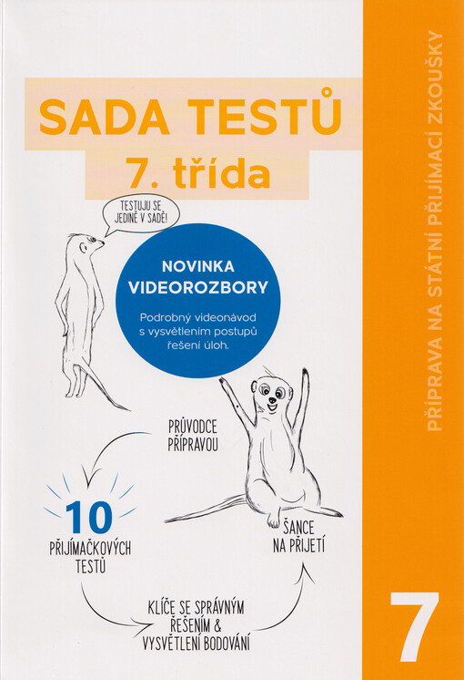 Sada testů 7. třída : příprava na státní přijímací zkoušky : 10 přijímačkových testů