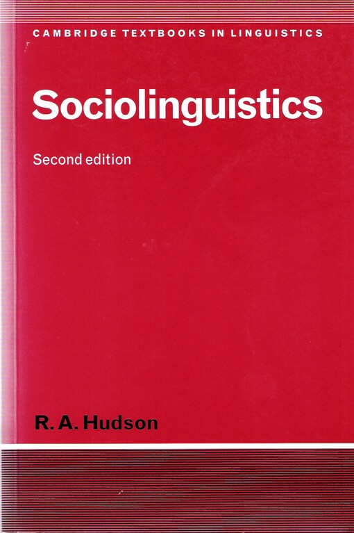 Sociolinguistics