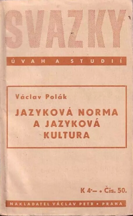 Jazyková norma a jazyková kultura