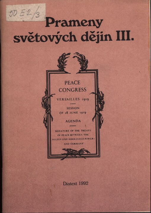 Prameny světových dějin.