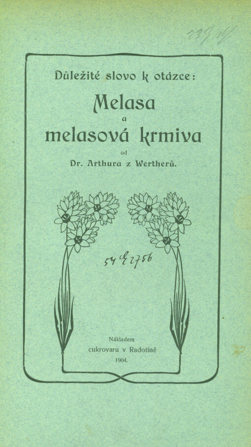 Důležité slovo k otázce: Melasa a melasová krmiva