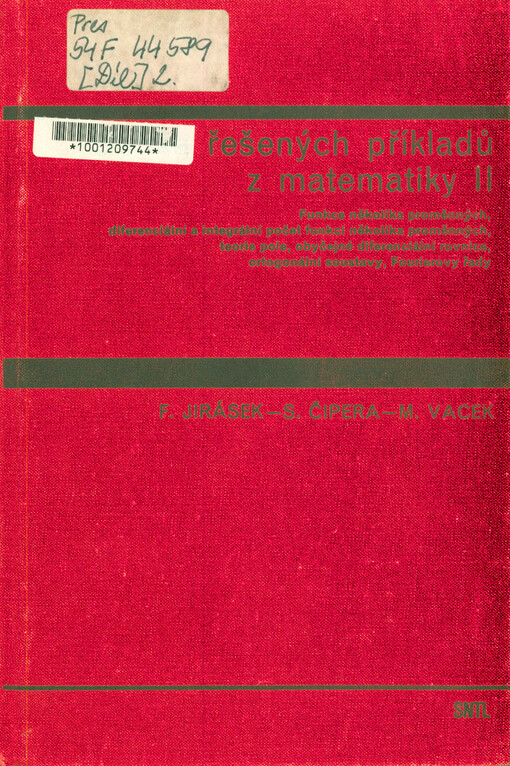 Sbírka řešených příkladů z matematiky