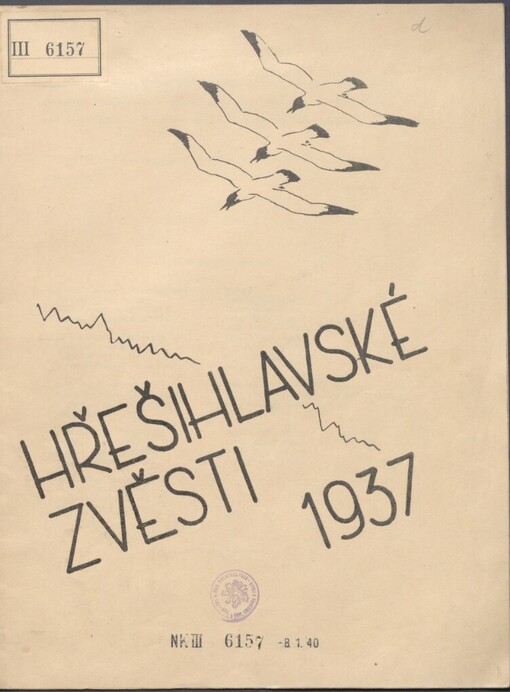 Hřešihlavské zvěsti 1937
