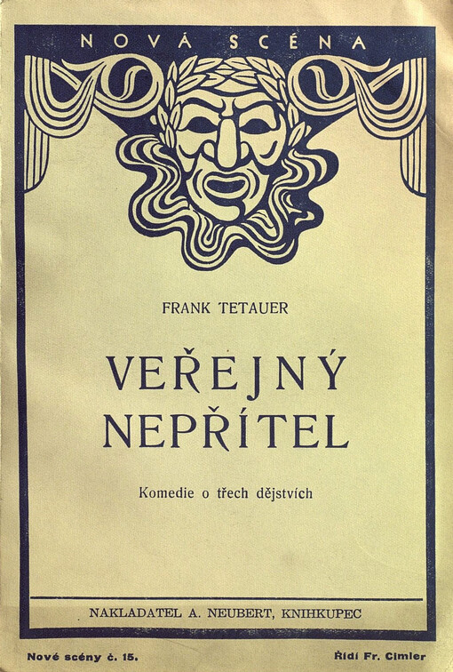 Veřejný nepřítel : komedie o třech dějstvích