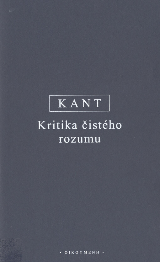 Kritika čistého rozumu
