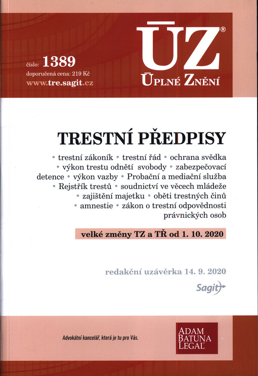 Trestní předpisy
