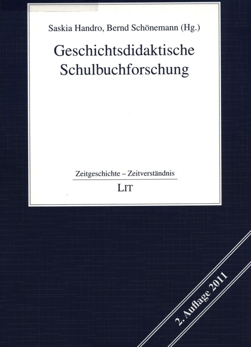 Geschichtsdidaktische Schulbuchforschung