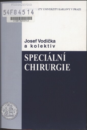 Speciální chirurgie, Vyd. 1.