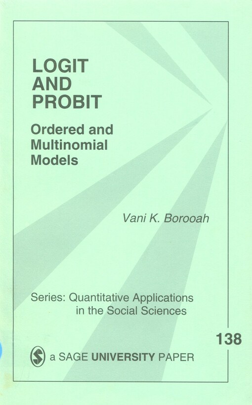 Logit and probit : ordered and multinomial models