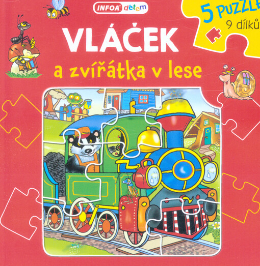 Vláček a zvířátka v lese :