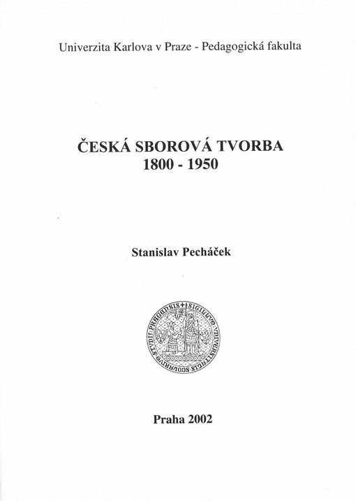 Česká sborová tvorba 1800-1950