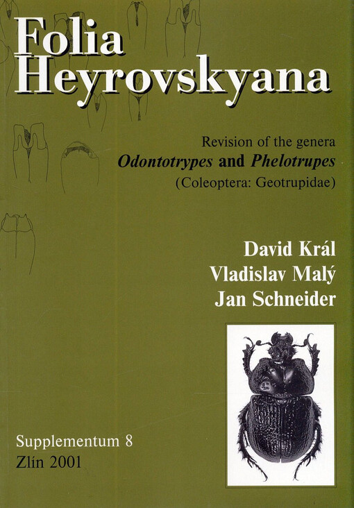 Revision of the genera Odontotrypes and Phelotrupes ( Coleoptera: Geotrupidae)