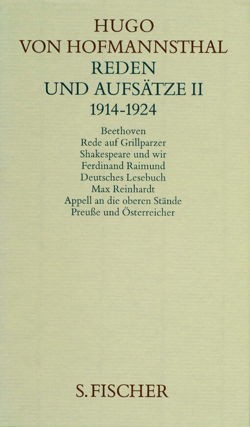 Gesammelte Werke, 10 Bde., geb., 9, Reden und Aufsätze II. (1914-1924)