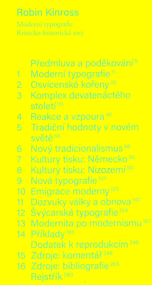 Moderní typografie : kriticko-historická esej