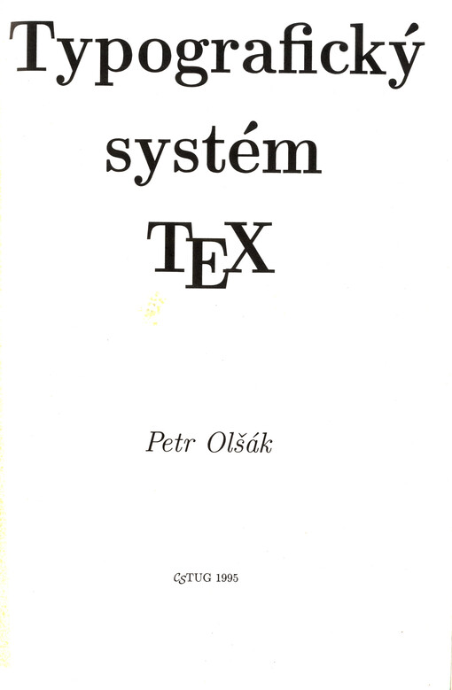 Typografický systém TEX