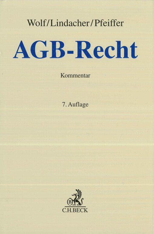 AGB-Recht : Kommentar