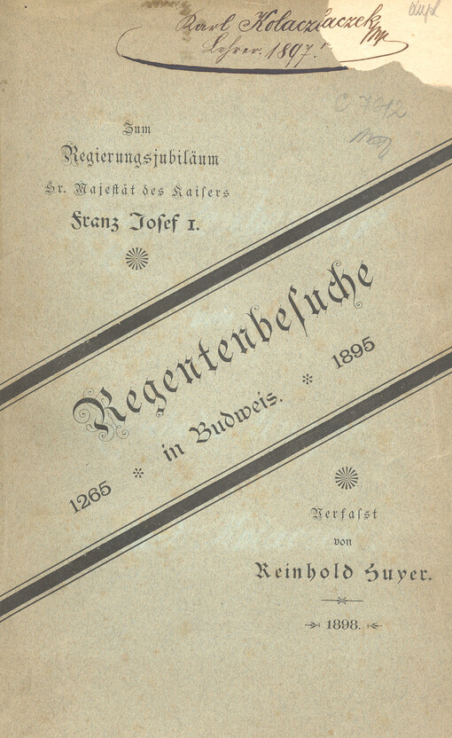 Regentenbesuche in Budweis