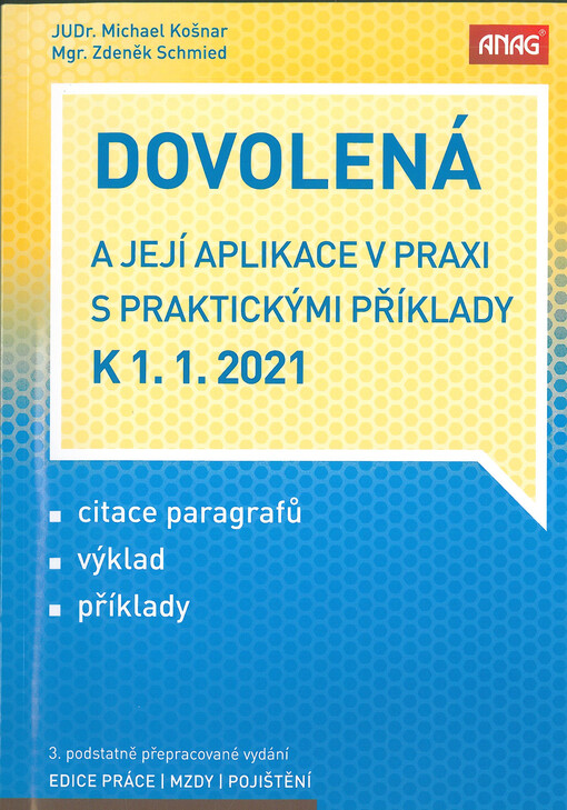Dovolená a její aplikace v praxi s praktickými příklady k 1. 1. 2021