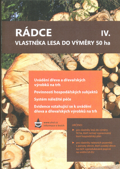 Rádce vlastníka lesa do výměry 50 ha