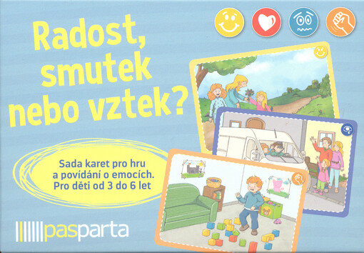 Radost, smutek nebo vztek? : sada karet pro hru a povídání o emocích : pro děti od 3 do 6 let