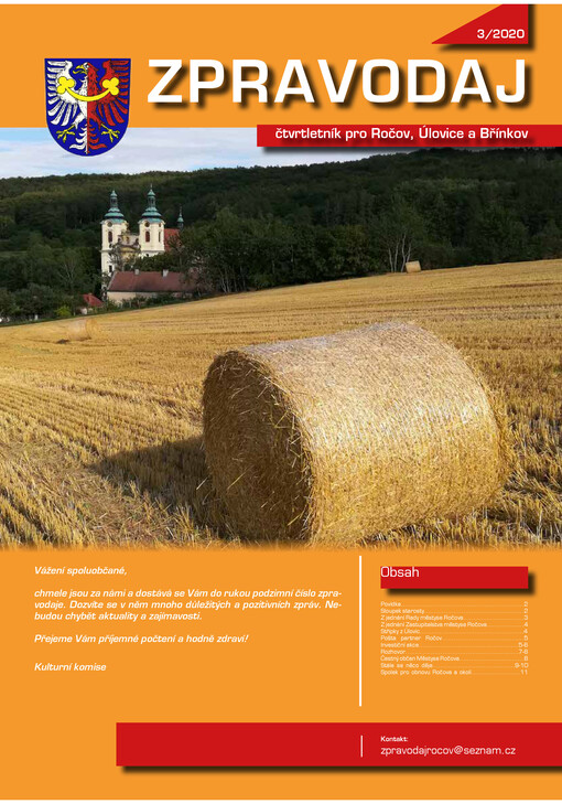 Zpravodaj : čtvrtletník pro Ročov, Úlovice a Břínkov