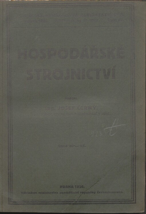 Hospodářské strojnictví