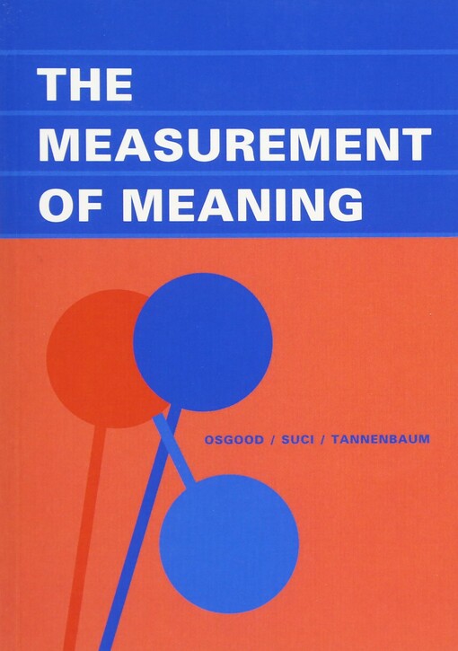 The measurement of meaning