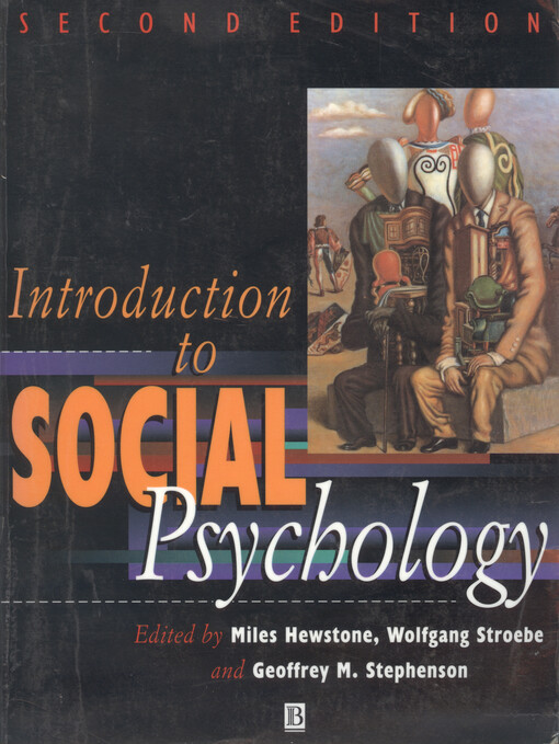 Introduction to social psychology : a european perspective