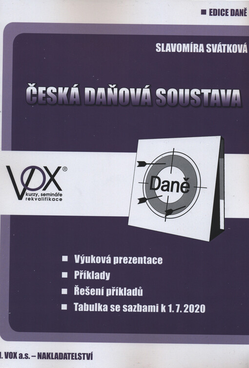 Česká daňová soustava 2020 : cvičebnice