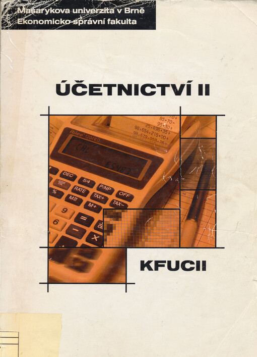 Účetnictví II: distanční studijní opora
