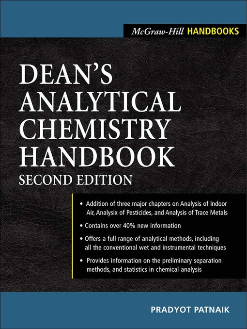 Dean's analytical chemistry handbook