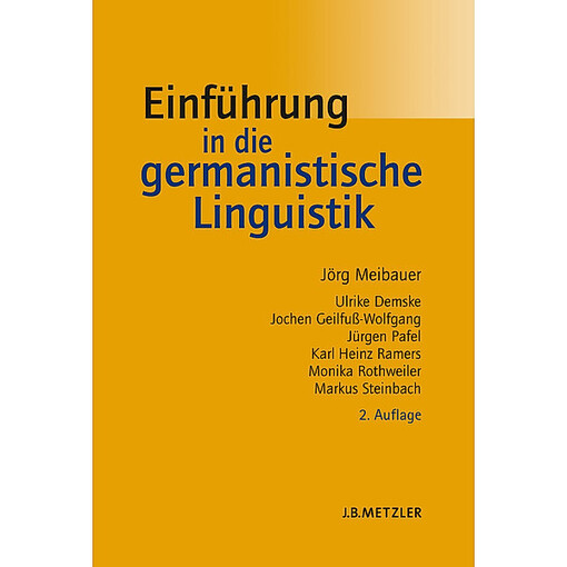 Einführung in die germanistische Linguistik