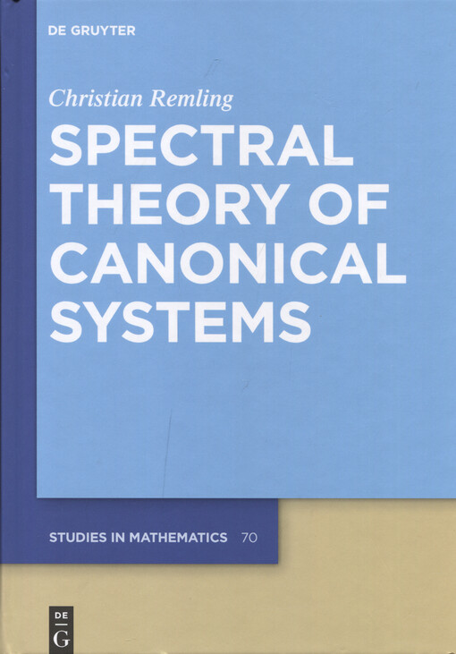 Spectral theory of canonical systems