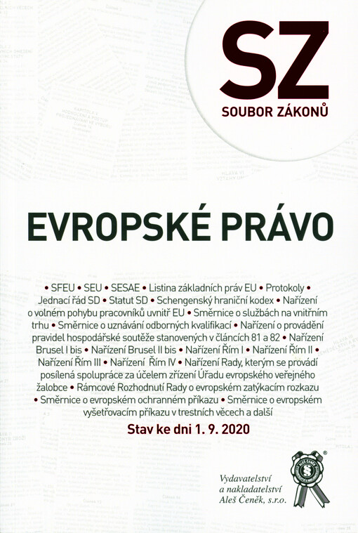 Evropské právo : (soubor zákonů)