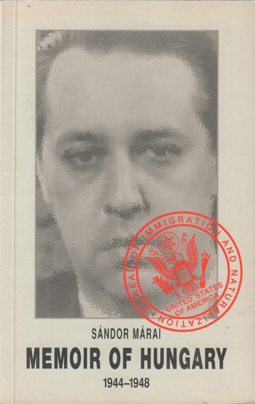Memoir of Hungary, 1944-1948