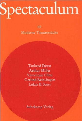 Spectaculum 66. Fünf moderne Theaterstücke und Materialien.